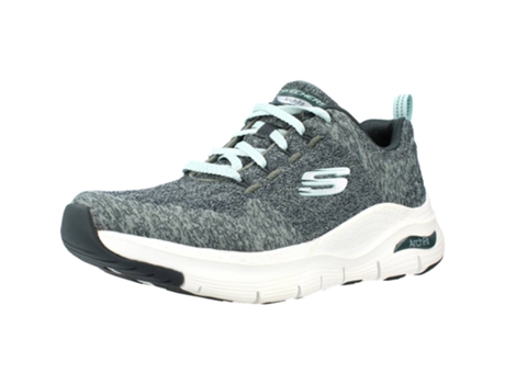 Zapatos de Mujer SKECHERS Arch Fit Comfy Tecido Verde (37)