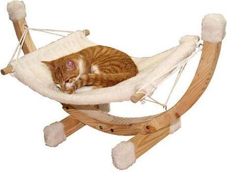 Cama para Gatos KERBL (Marrón - 34x73x36cm - Madera)