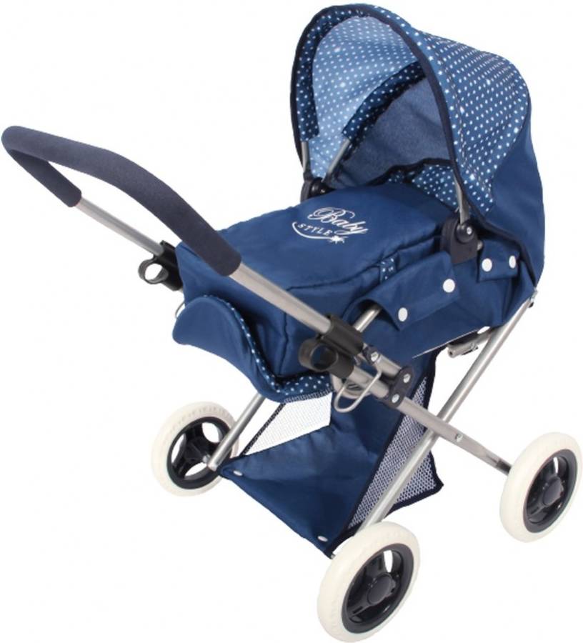 Carrito de Muñecas CB TOYS Baby Style Azul