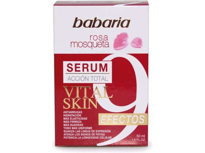 Sérum Facial BABARIA Rosehip Antiararrugas Total (50 ml)