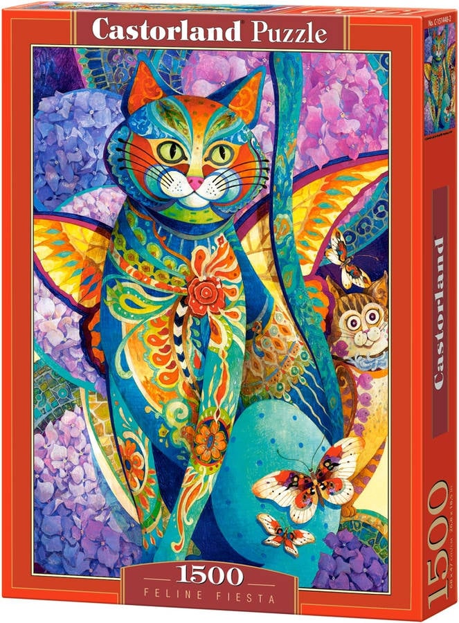 Puzzle CASTORLAND Feline fiesta (1500 Piezas)