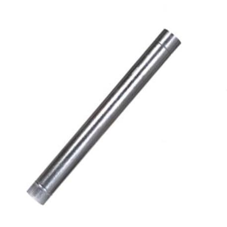 Tubo estufa galvanizado 110mm. 1mt.