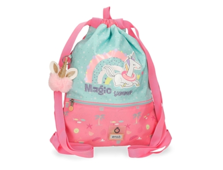 ENSO Mochila Saco Y Porta Alimentos Poliéster Magic Summer Multicolor