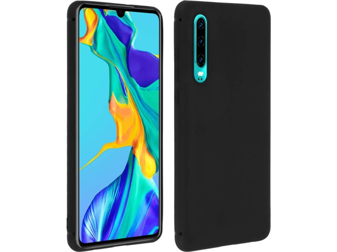 Carcasa Huawei P30 AVIZAR Silicona Negro