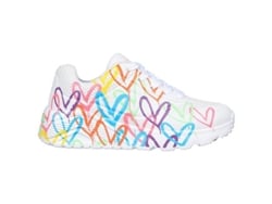 Zapatos SKECHERS Uno Lite Spread The Love (38 - Blanco)