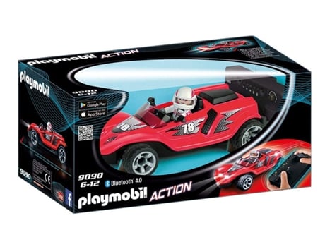 Coche Teledirigido PLAYMOBIL 9090 Rojo 10x6cm Edad Minima 6 Worten.es