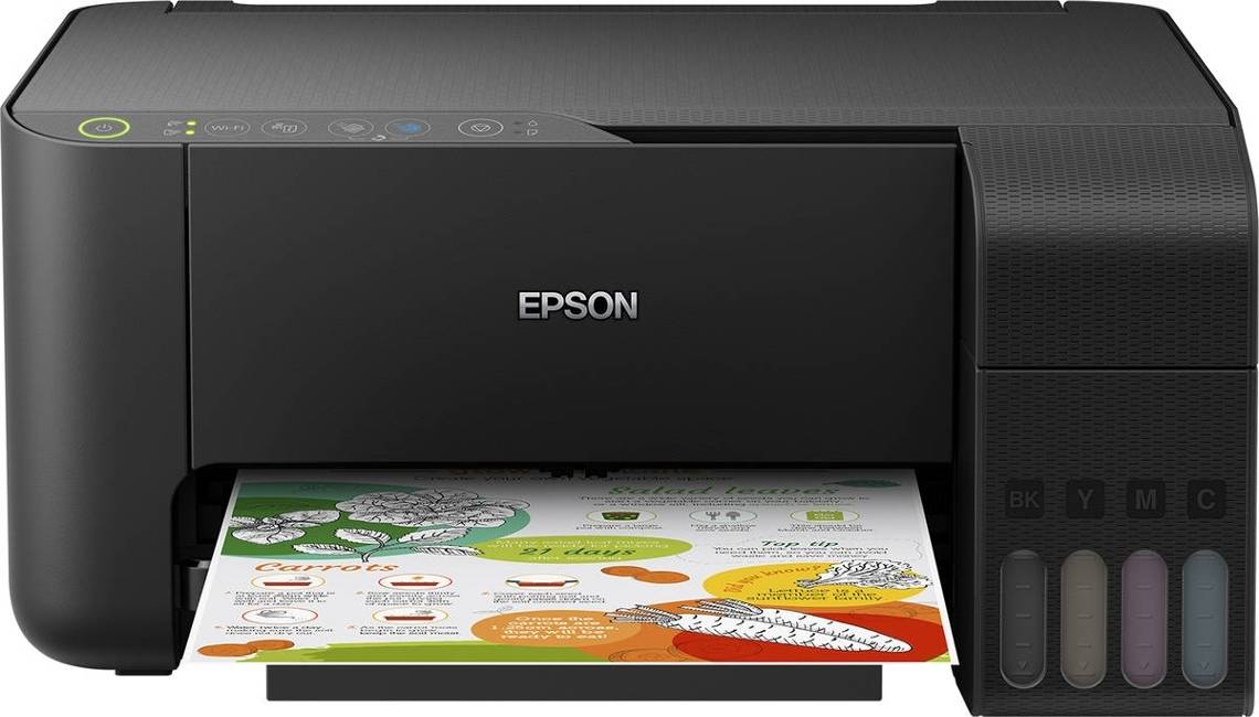 Impresora EPSON EcoTank ET-2710 (Multifunción - Inyección de Tinta - Wi-Fi)