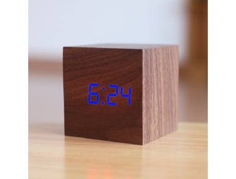 Despertador Digital de Madera con Leds SLOWMOOSE[K]