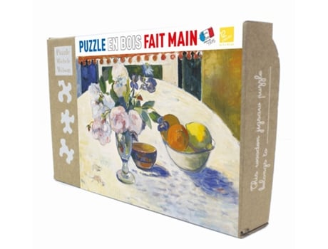 Puzzle PUZZLE MICHELE WILSONFlowers And A Bowl Of Fruit By Gauguin (Edad Mínima Recomendada: 3 años)