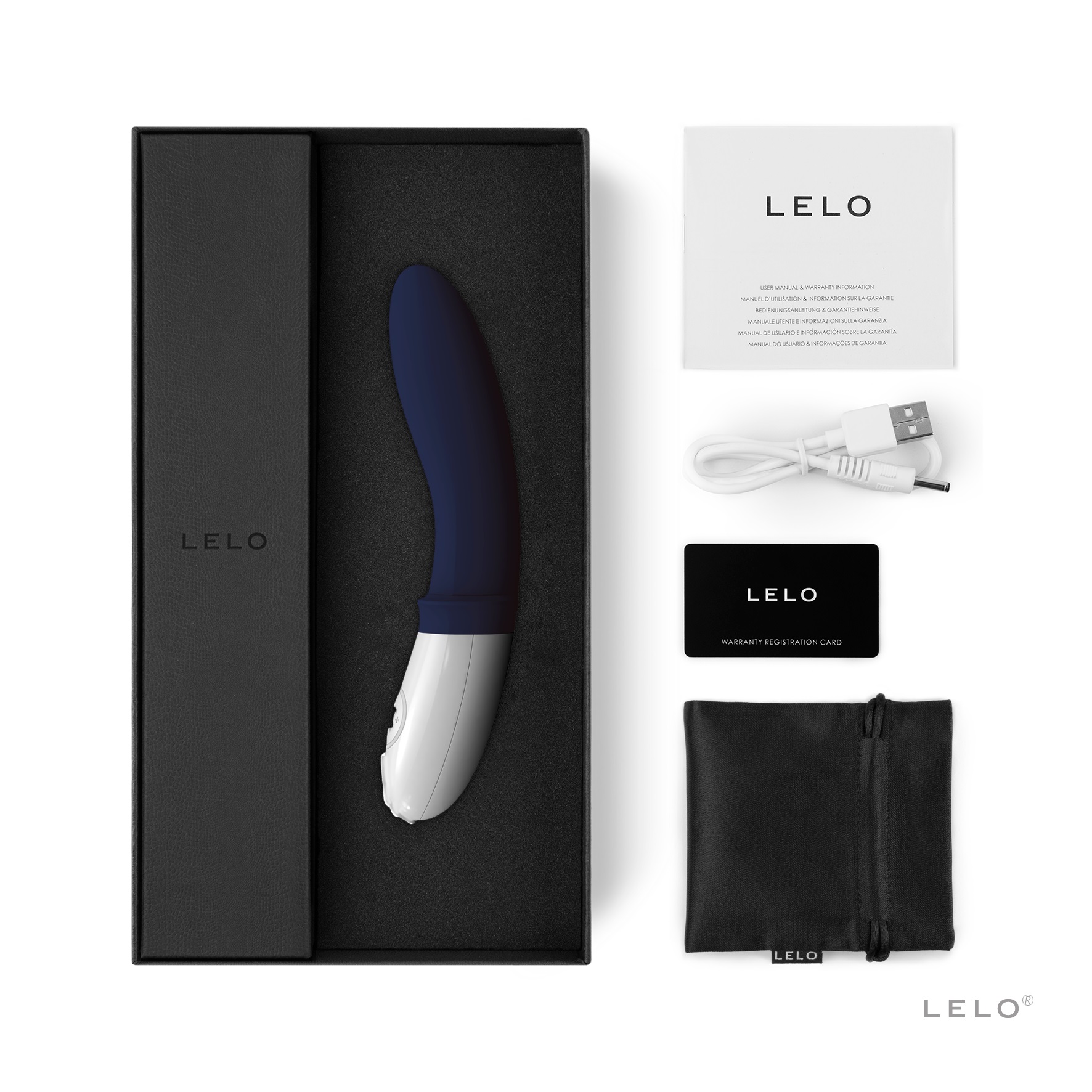 Estimulador para Hombre LELO Billy 2 Anal Dleep Azul (8 Ajustes - Suave - Recargable)