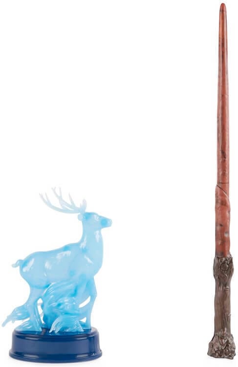 Varita Con Proyector patronus spell 6063879 harry potterwizarding world efecto de 33 cm figu wand spin master toys