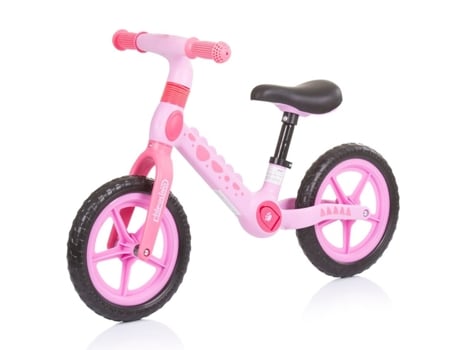 Bicicleta infantil sin pedales DINO pink CHIPOLINO