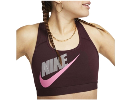 Sujetador de Mujer NIKE Drifit Nonpadded Marrón (L)