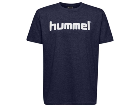 Camiseta de Hombre para Fútbol HUMMEL Go Logo Algodón Azul (S)