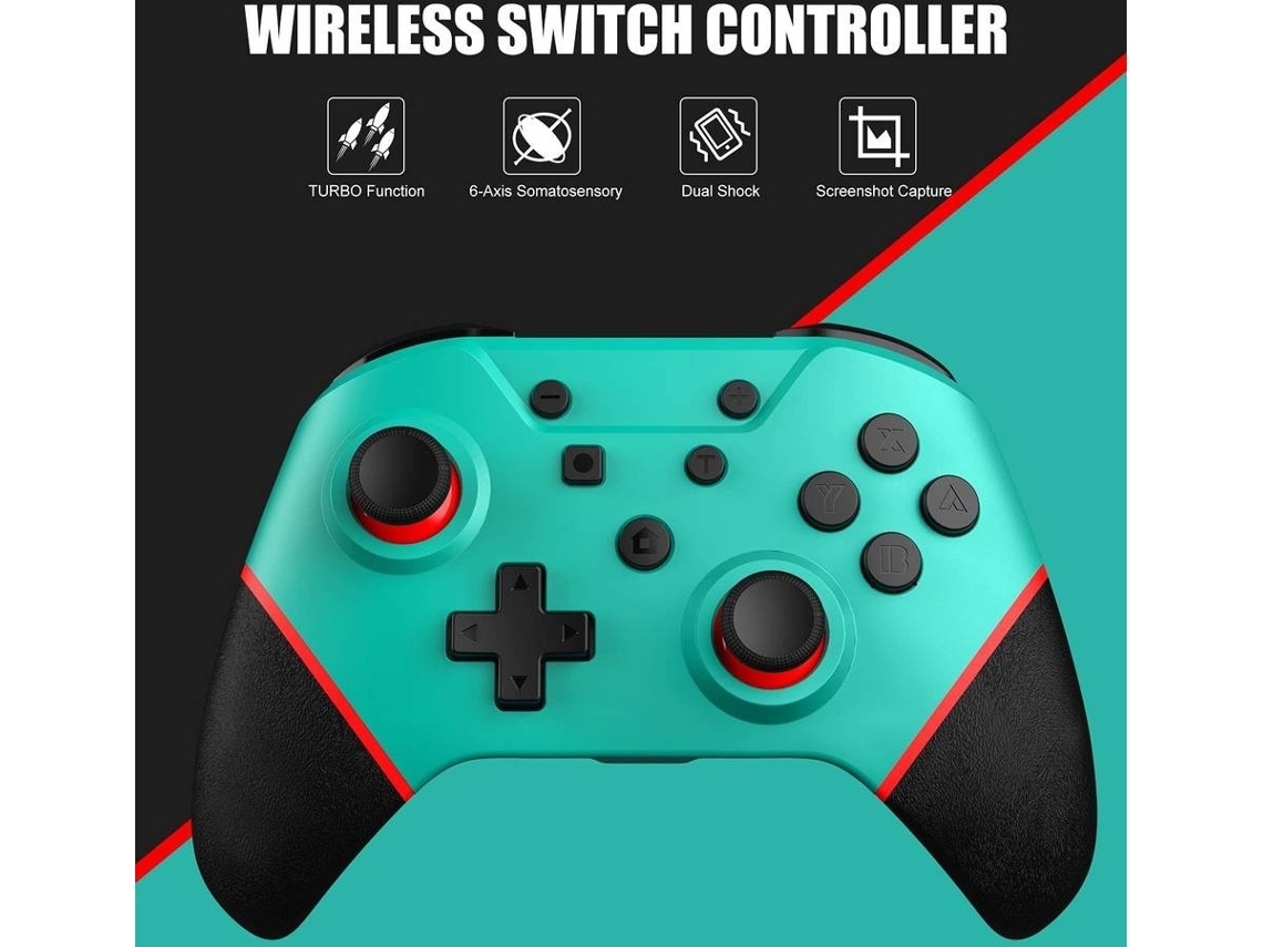 Mando Nintendo Switch Pro ENZONS (Bluetooth - Negro)