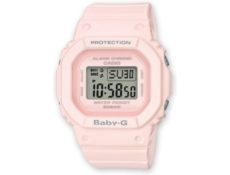 Casio Reloj Digital para mujer de cuarzo con correa en resina bgd5604er babyg acero y