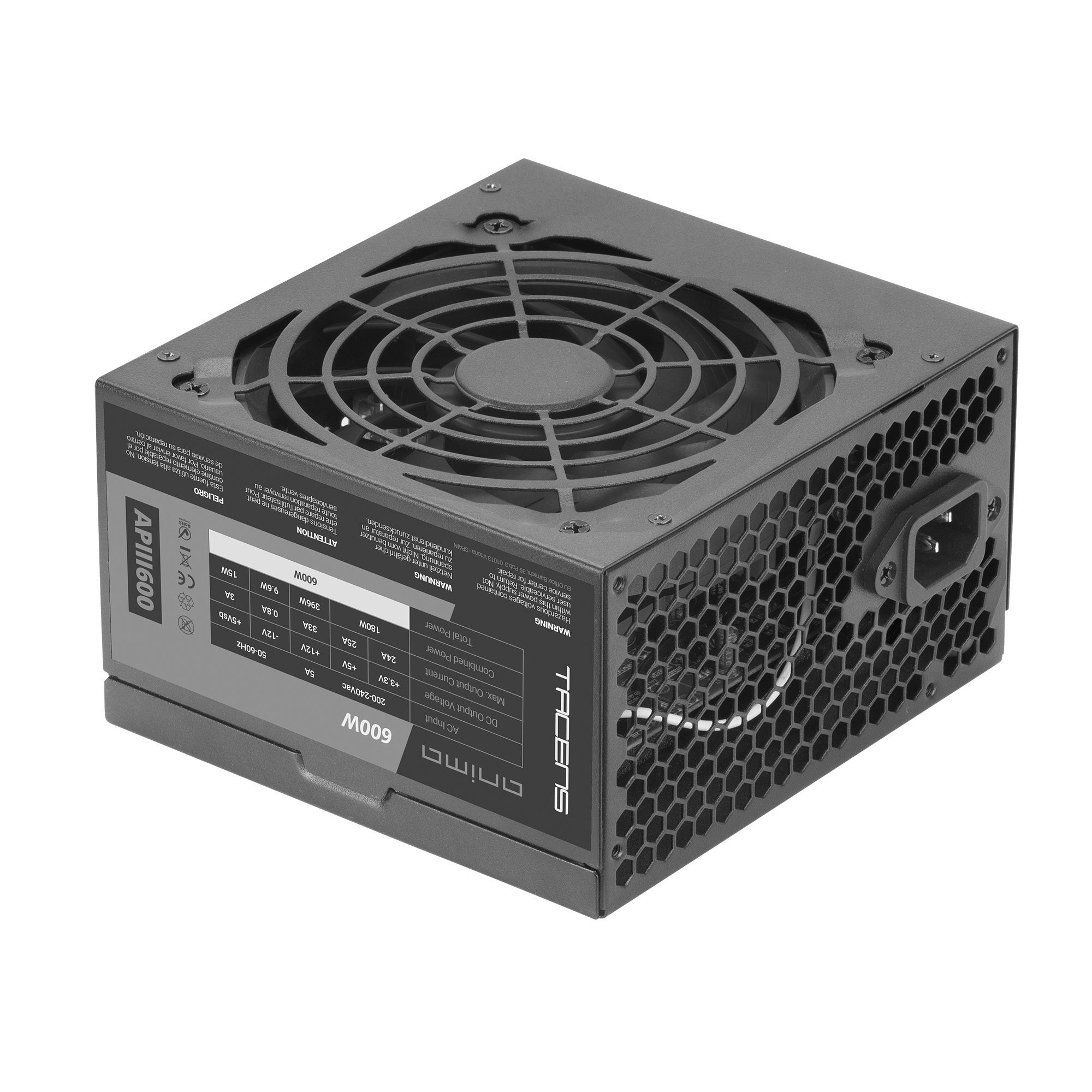 Fuente Alimentación PC ATX 600W TACENS ANIMA APIII600