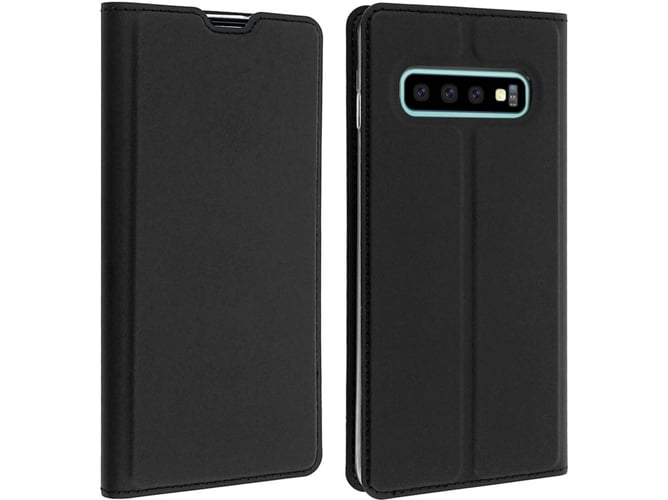 Funda Samsung Galaxy s10 dux ducis wallet cartera cierre soporte negra