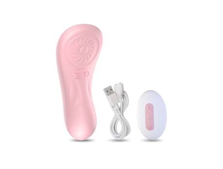 Vibrador de control remoto inalámbrico portátil de 7 frecuencias para mujeres (rosa) VEANXIN