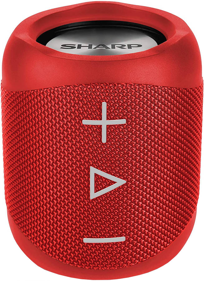 Sharp Gxbt180rd Altavoz bluetooth 14 w bajos profundos hasta 10 horas recargable impermeable ip56 para llamadas con voice assistant rojo gxbt180 gxbt180rdv01