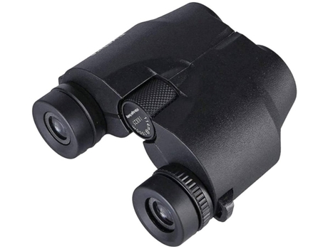 Prismáticos Compactos Impermeables 10X42 de Alta Potencia con Visión Clara en Baja Luminosidad, Prisma BAK4, Binocular de Lente FMC Negro