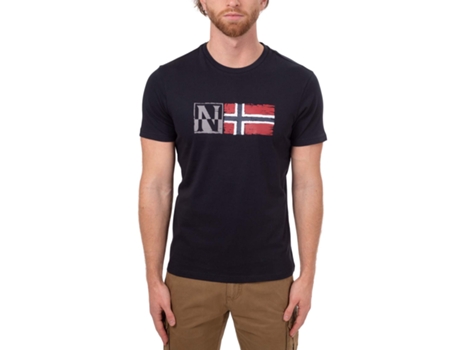 Camiseta de Hombre NAPAPIJRI Negro (S)