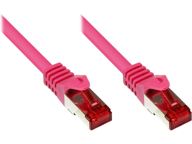 Cable de Red ALCASA (RJ45 - 2 m - Rosa)