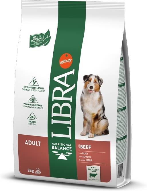 Pienso para Perros LIBRA (3Kg - Seco - Sabor: Vaca)