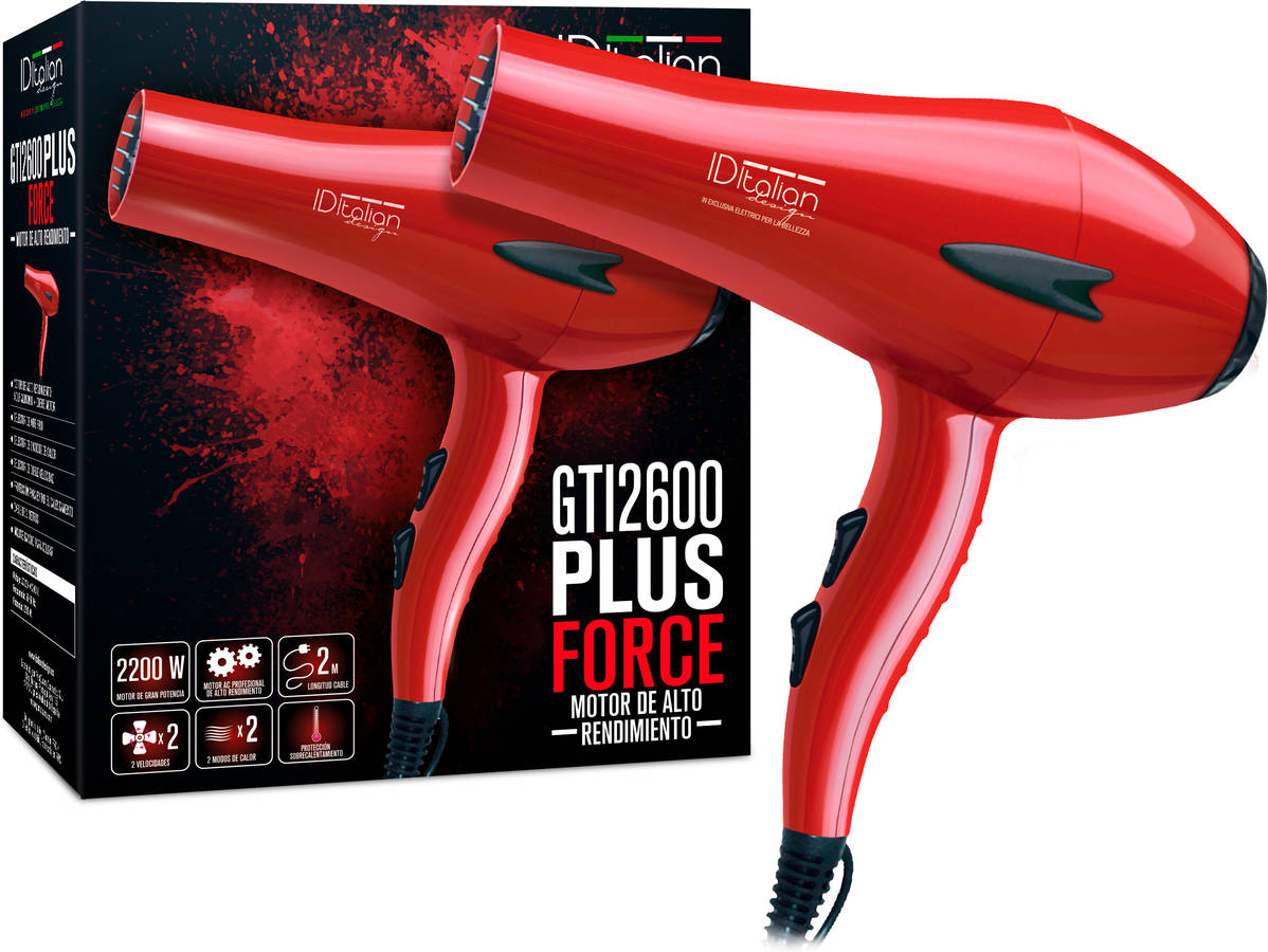 Secador de Cabello POSTQUAM Force Plus (2200 W - 3 Niveles de Temperatura)