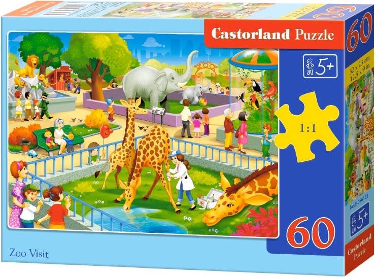 Puzzle Castorland Visit 60 piezas rompecabezas niños 5 años 320 mm