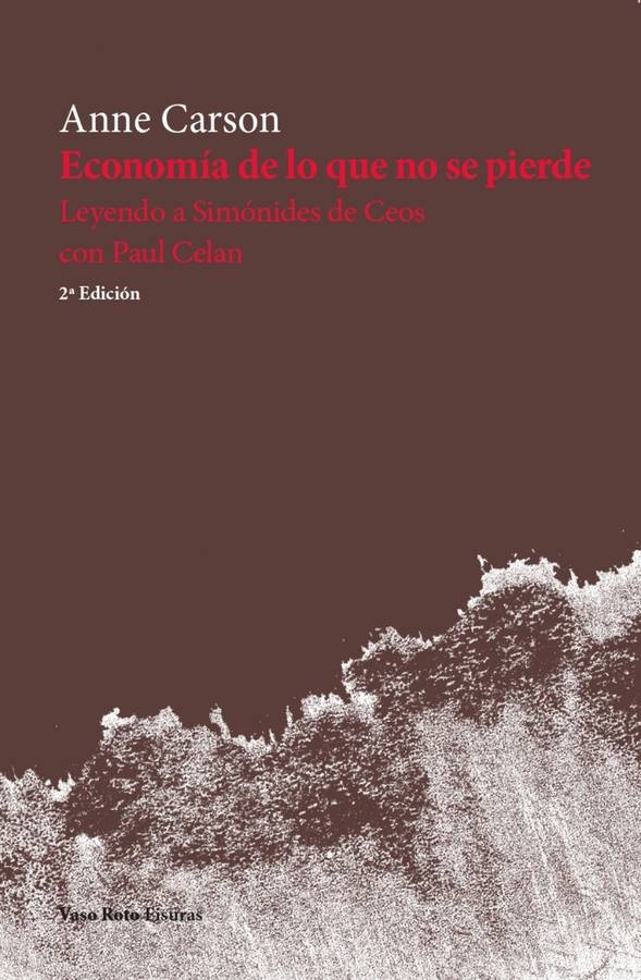 Libro Economía De lo que no se pierde carson anne español