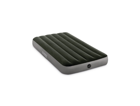 Colchón INTEX individual Prestige Downy (PVC - Verde - 99x191x25 cm)