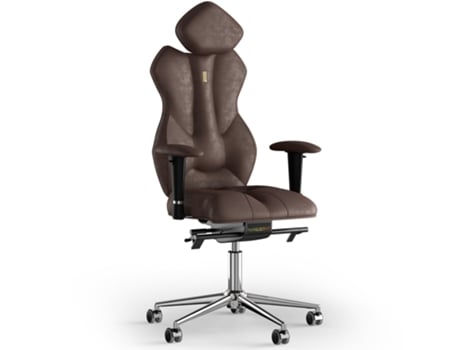 Silla de Escritorio Ergonomica KULIK SYSTEM Tejido Real (Antara - Marrón -130x50x50cm)