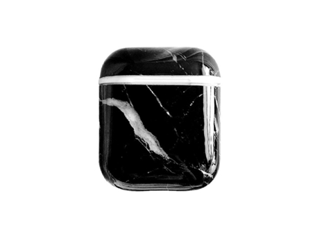 Funda para Airpods Black Marble