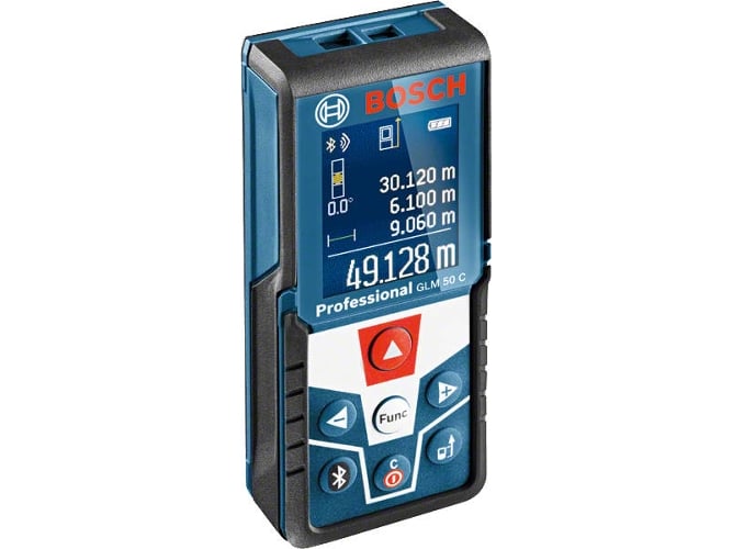 Bosch Professional Medidor de distancia glm 50 c datos bluetooth sensor inclinación 360° 2 pilas 15 v funda profesional 0 601 072 c00