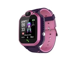 S/MARCA Smartwatch Teléfono Infantil Posicionamiento GPS Bidireccional Pantalla Táctil 1 Monitor HD Anti-Perdida De 44 Pulgadas Rosa