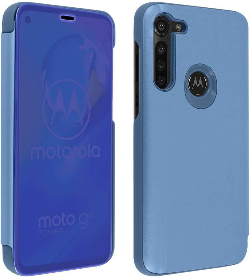 Funda Motorola Moto G8 Power AVIZAR FOLIO-MIRUP-BL-G8PW Azul