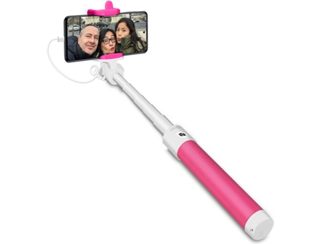 Selfie Stick LINQ SELFLINQPKUSBC (Smartphones - Rosa)