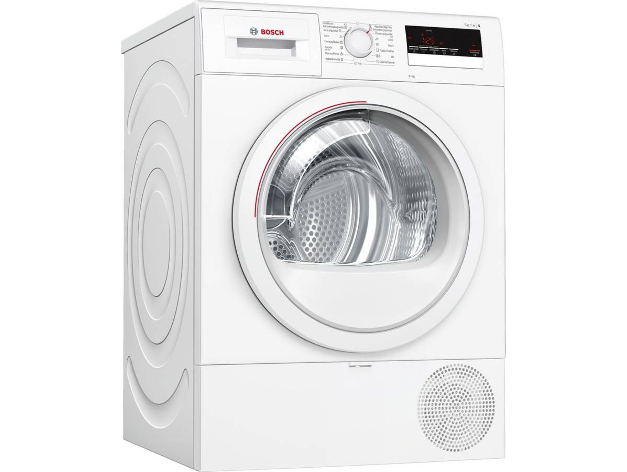 Secadora BOSCH WTR85V90ES (8 kg - Bomba de Calor - Blanco)