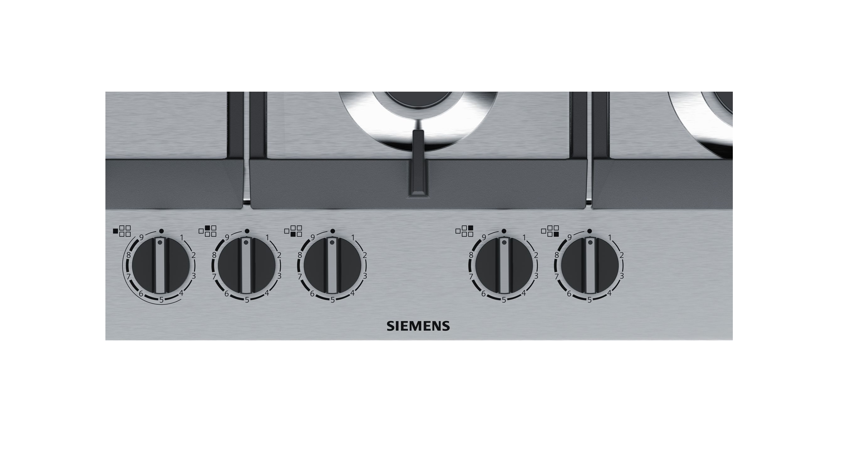 Placa de Gas SIEMENS EC7A5SB90 (Gas Natural - 75 cm - Inox)