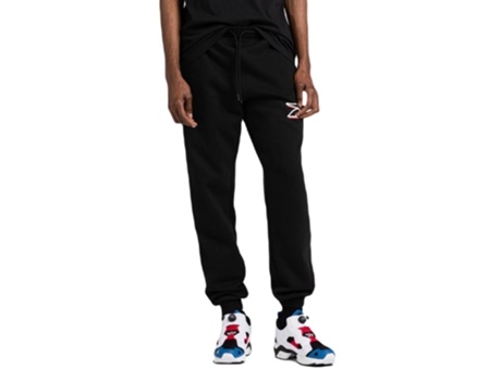 Pantalones de Hombre REEBOK Ri Logo Joggerpant Algodón Negro (2XL)