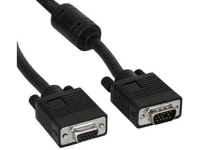 Cable de Vídeo INLINE (VGA - 1 m - Negro)