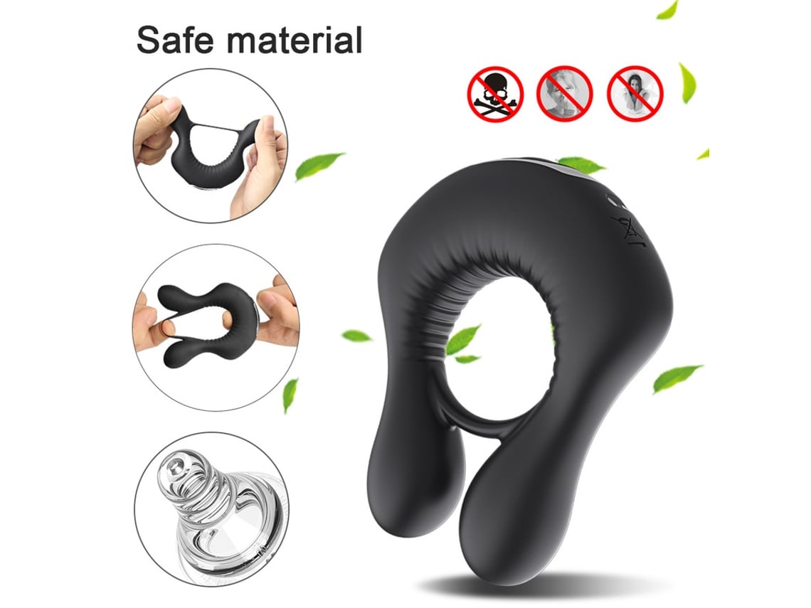 Vibrador de control remoto inalámbrico para hombre (negro) YIZHOOD |  Worten.es