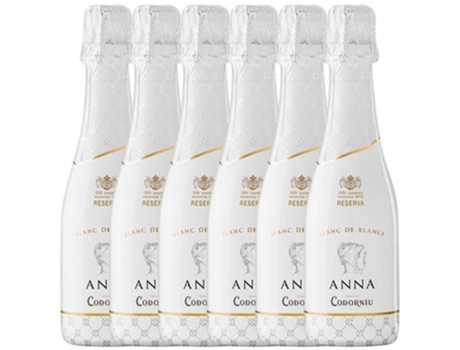 Espumante CODORNÍU Codorníu Anna Blanc De Blancs Brut Cava Reserva (0.2 L - 6 unidades)