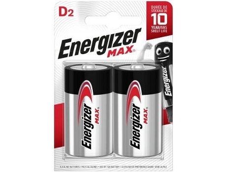 Pilas Energizer Max ALK D BP2