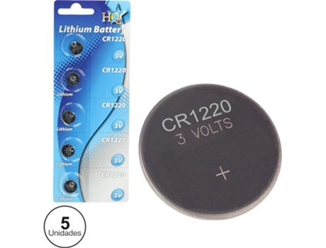 G-CR1220C: LITIO 1220 3.0V-35mAh (5 piezas/bl)