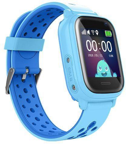 Reloj deportivo LEOTEC Kids Allo GPS Antipérdida (Bluetooth  - Resistente al agua - Azul)