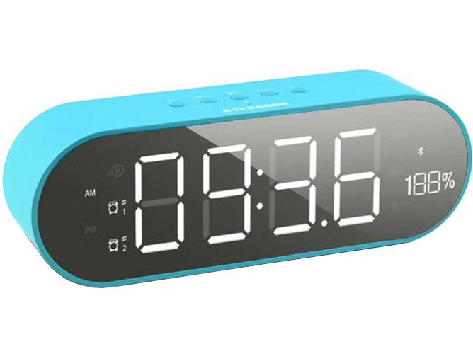 Reloj Despertador RITTEREC Dual Azul