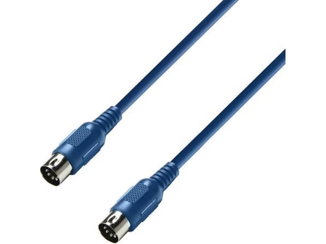 Adam Hall Cables k3midi0300blu 3 star serie color azul de audio k3 0300