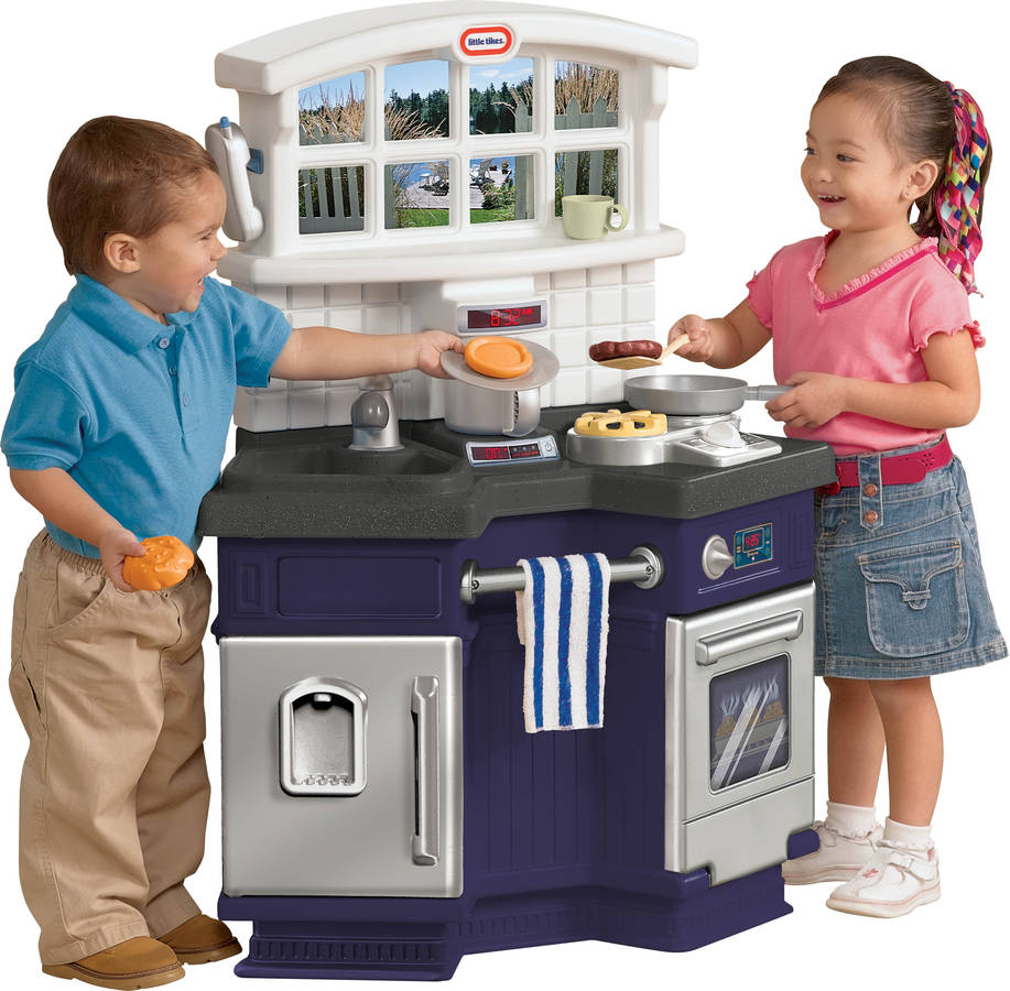 Little Tikes Side by cocina para niños juego interactivo con sonidos y utensilios de sensorial estimular la creatividad edad 3 5 171499e13